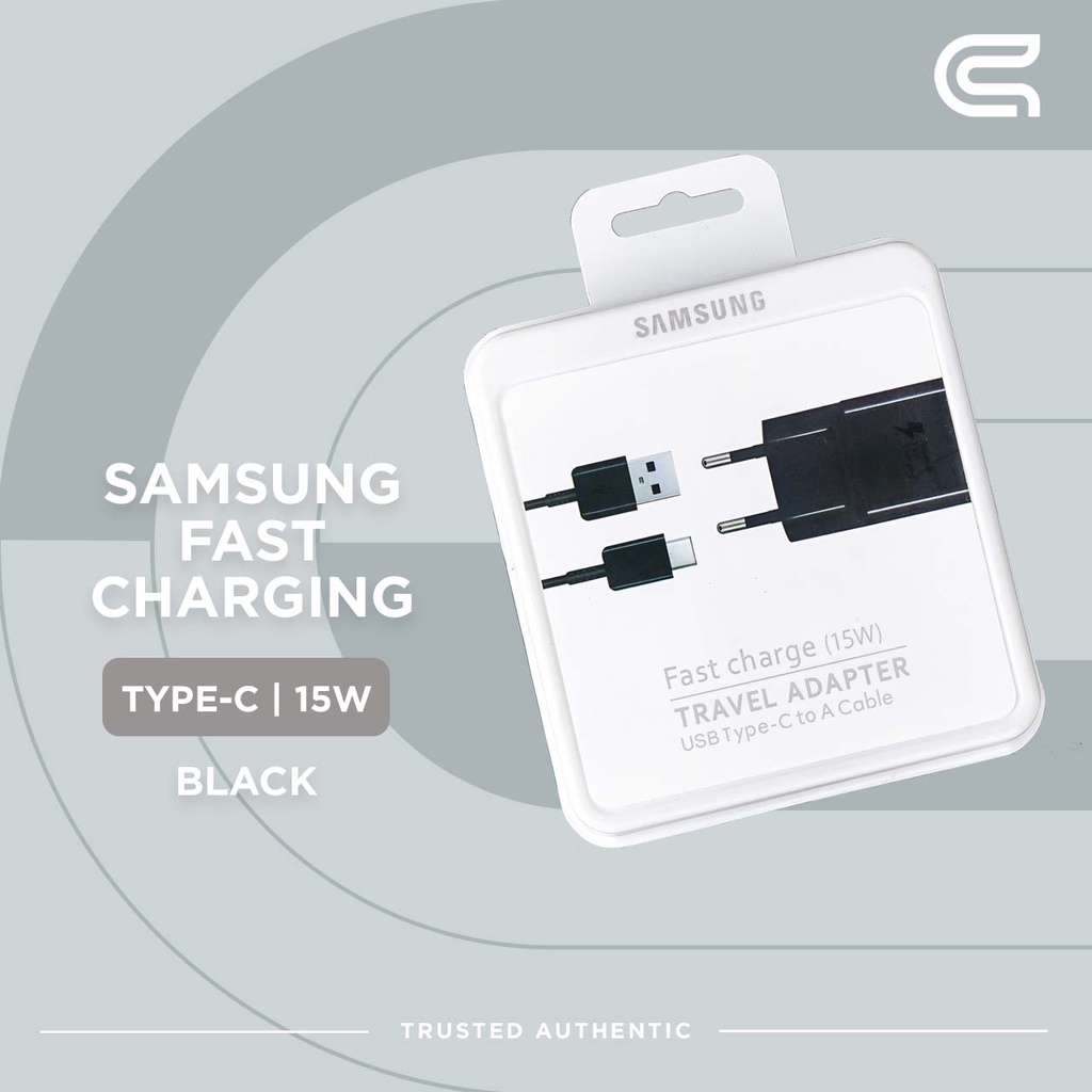 SAMSUNG FAST CHARGING TYPE C HITAM ORIGINAL