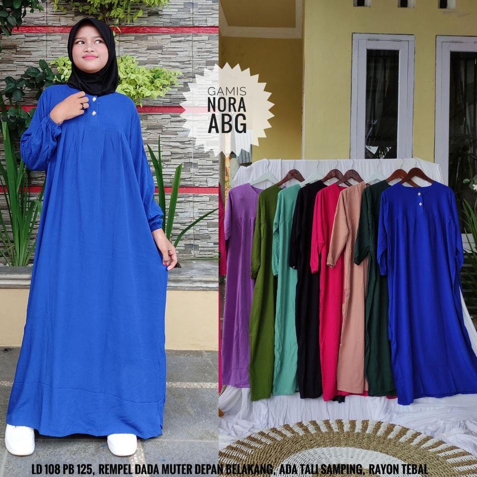 Best Seller.. GAMIS ANAK NORA REMAJA TANGGUNG ABG RAYON PREMIUM / GAMIS ANAK PEREMPUAN UMUR 7-8-9-10