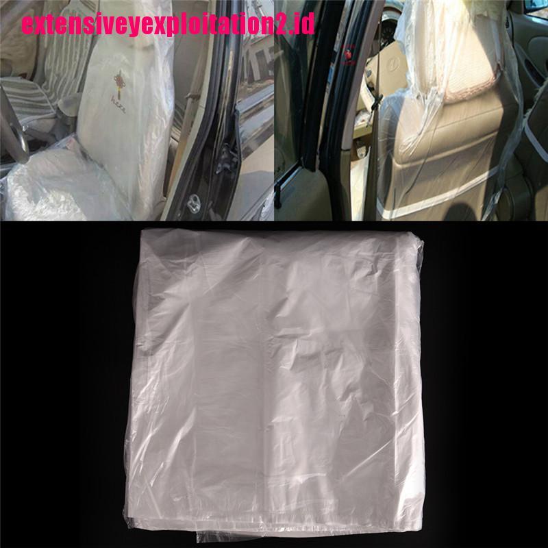 &lt; E2id &amp; &gt; 10pcs Cover Pelindung Jok Mobil Sekali Pakai