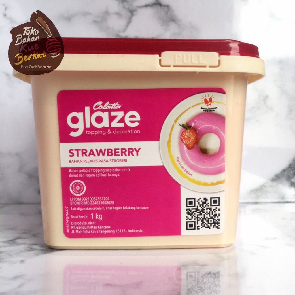COLATTA GLAZE 1 KG / DOUGHNUT TOPPING DONAT DONUT PISANG NUGGET