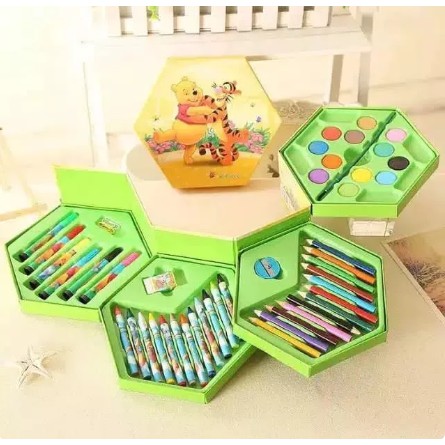 

BISA BAYAR COD Crayon Susun 46 pcs Hadiah Kado Anak - 4in1 crayon set tingkat 4