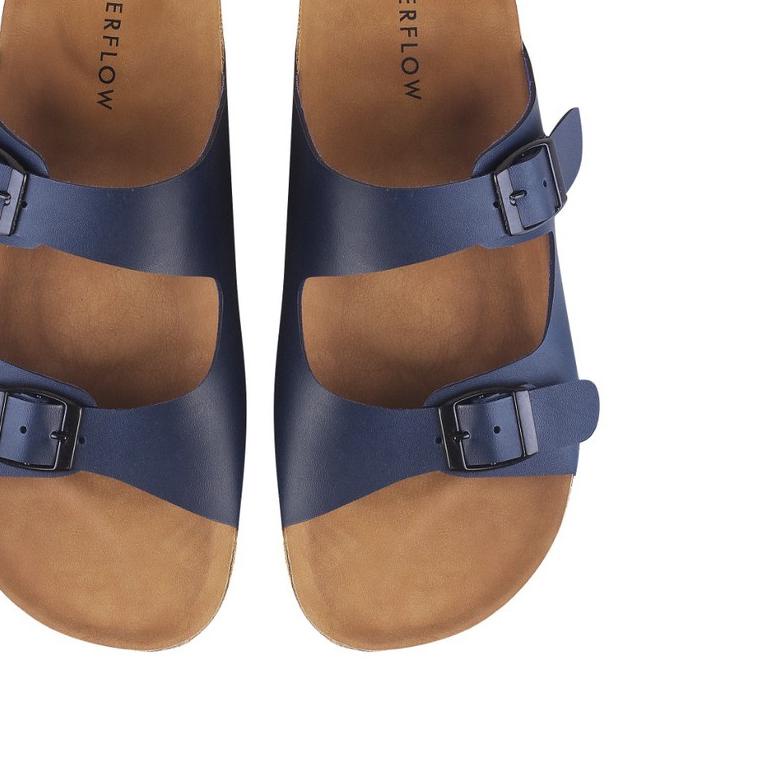 ➽ Everflow Sandal Pria Kulit Sintetis Big Size Sandal Jumbo size 45 ☇