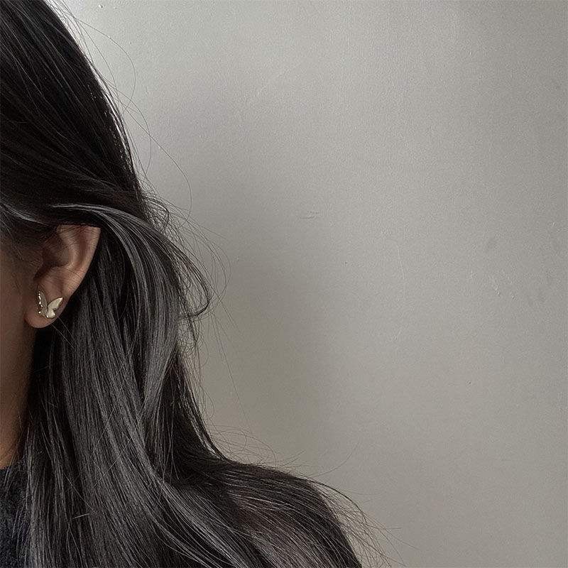 MORYMOSHI A75 Anting Wanita Kupu-Kupu Fashion Korea Murah-2