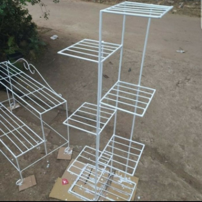 rak pot bunga besi 7 susun // rak tanaman hias 7 susun