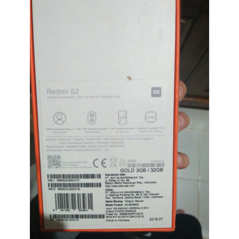 Hp Xiaomi Redmi s2 Minus