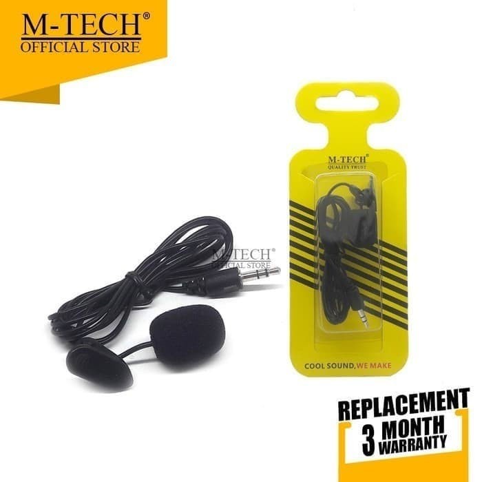 M-Tech M02 Mic Clip on microphone - Microphone Jepit