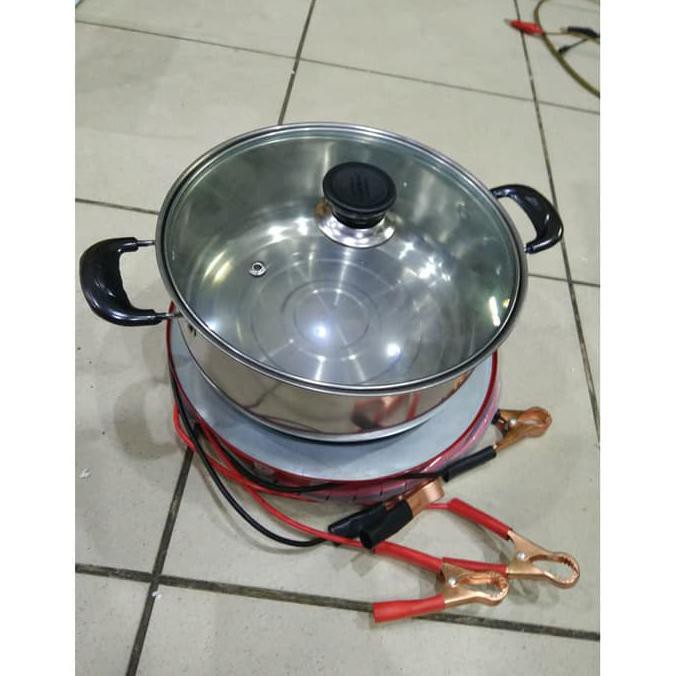 Kompor Listrik 12Volt Dc Solar Cell Battery Readys Padlirahman12