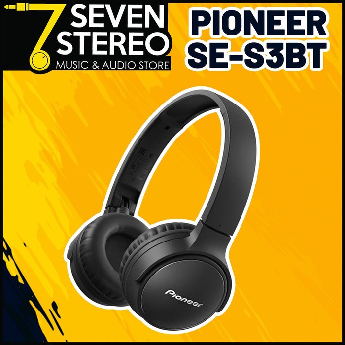Pioneer SE-S3BT / SE-S3 BT Wireless On-Ear Stereo Headphone