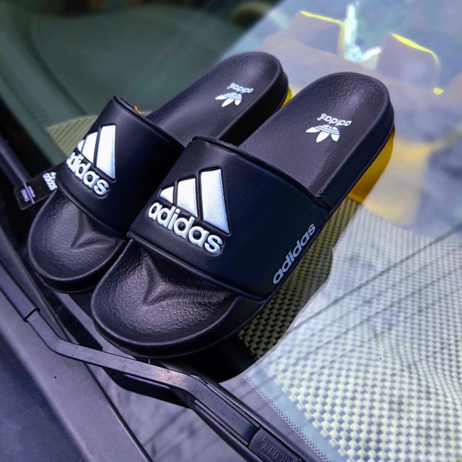 [[FLASH SALE]] SANDAL ADIDAS SLIDE SLOP ORIGINAL GRADE DISTRO (press upper) - Bagus