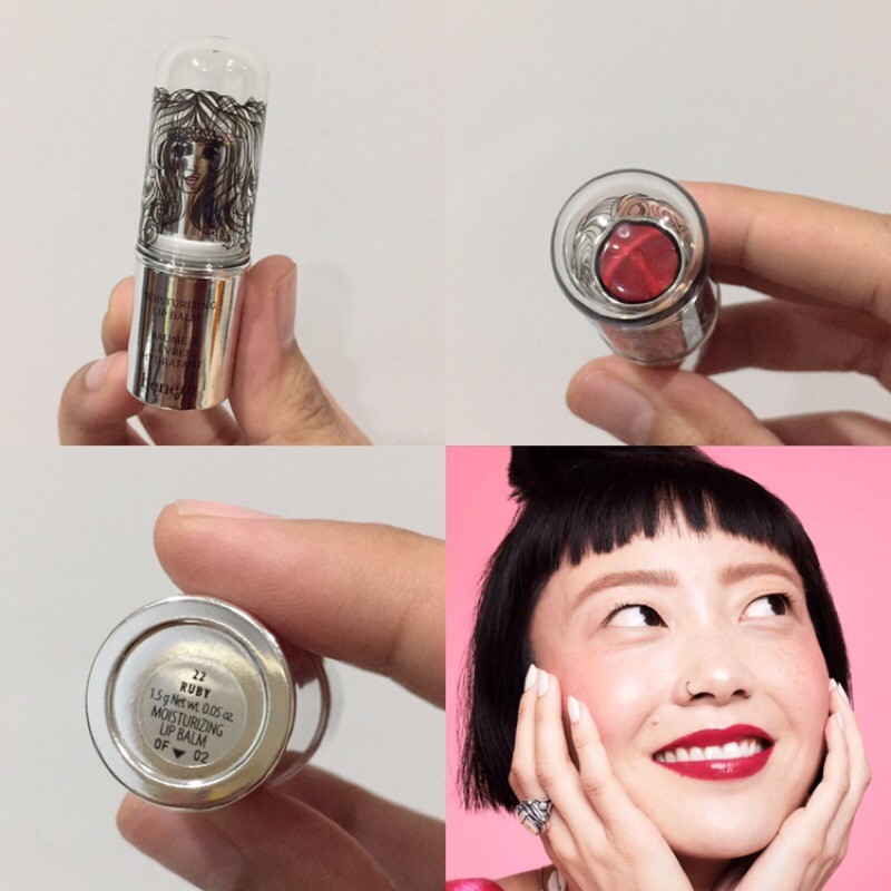 NEW, BENEFIT CALIFORNIA KISSIN LIP BALM 1.5gr SHADE RUBY