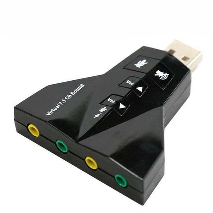 usb sound card 7.1 double - virtual soundcard 7.1 channel