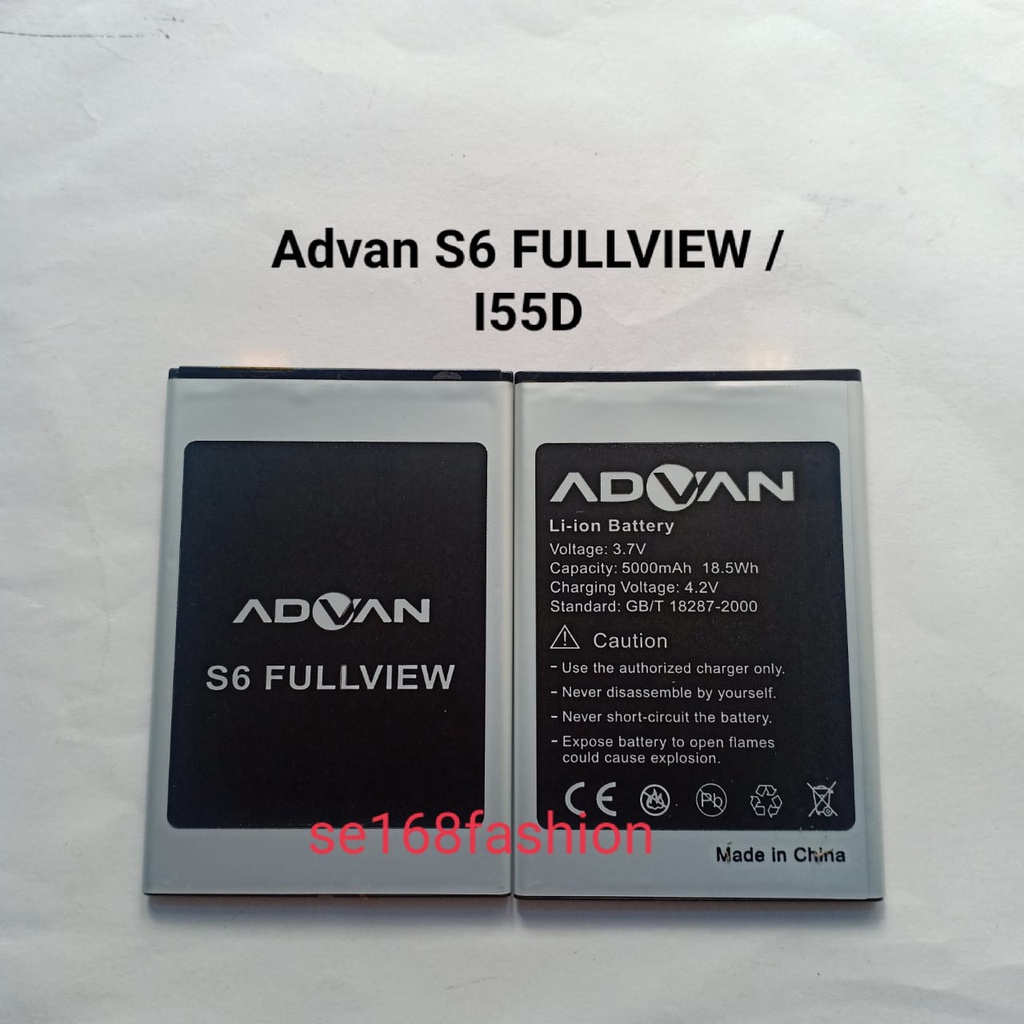 Baterai Advan S6 FullView I55d Batre Batere battery