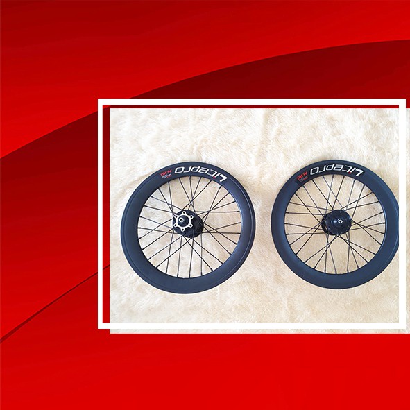 Wheelset Litepro 16 Plus 349 S42 Discbrake DB Discbrake 11 Speed For Gust Brompton TROY