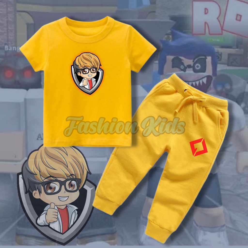Setelan Kaos & Jogger Anak Mikocil Gamer Cupu