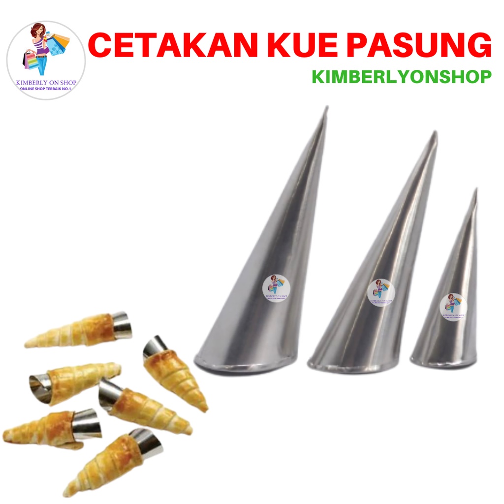Cetakan Kue Pasung Kue Rum Horn Kue Cuncum Serbaguna