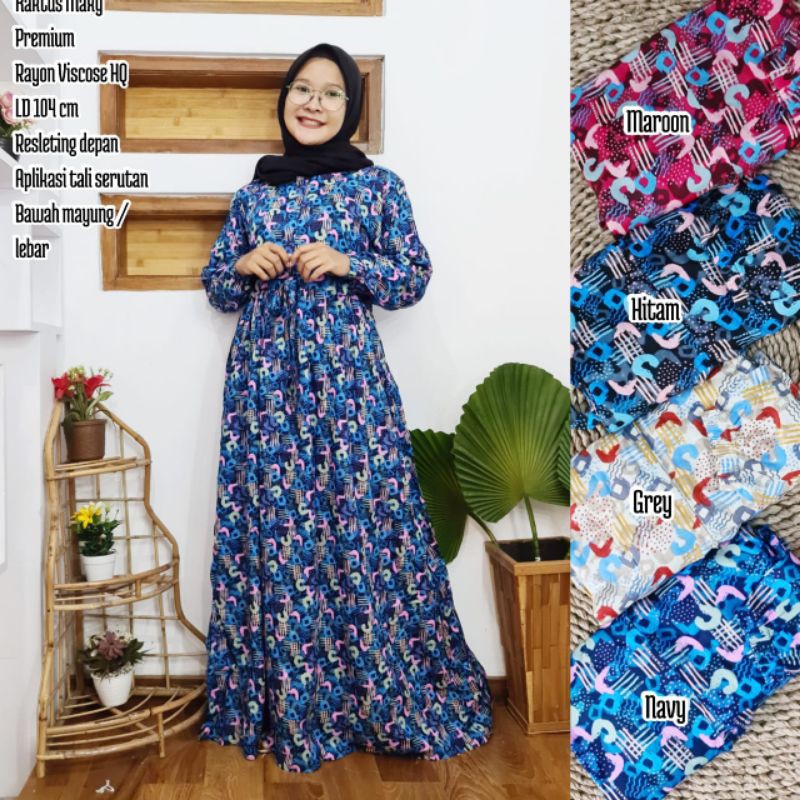 Gamis Rayon Salur //JF673