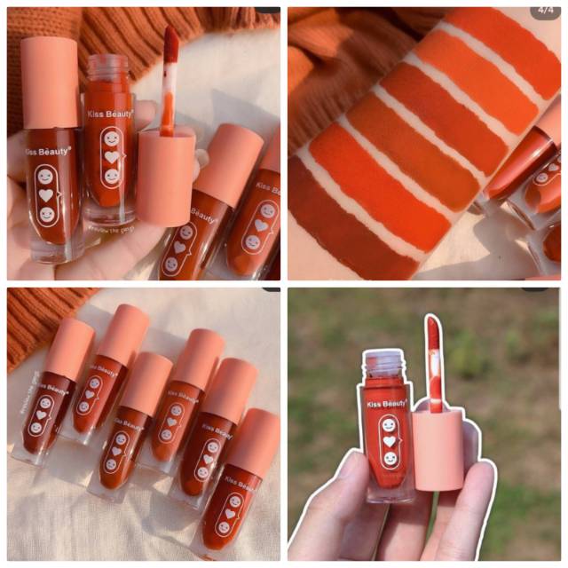 [ ECER ] KISSBEAUTY  SILKY VELVET MATTE LIPCREAM