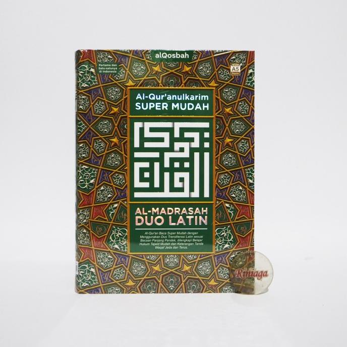 New Al Quran Al Madrasah Duo Latin A5 &amp; Alquran Tajwid Berwarna - Qosbah New