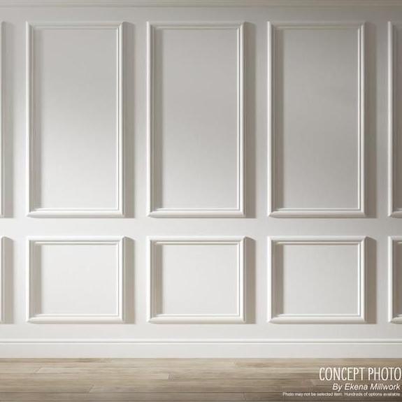 list kayu wall moulding wainscoting profil wall molding panel dinding (KODE 0909)