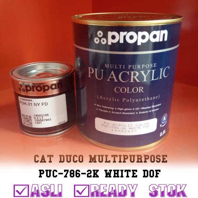  CAT  DUCO  ACRYLIC PUC 786 2K WHITE DOF 1KGS P JAWA 