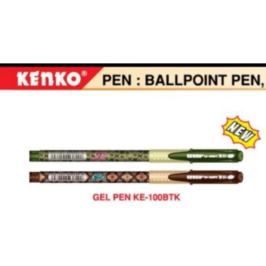 

Pena / Pulpen Gel Kenko KE100 Batik