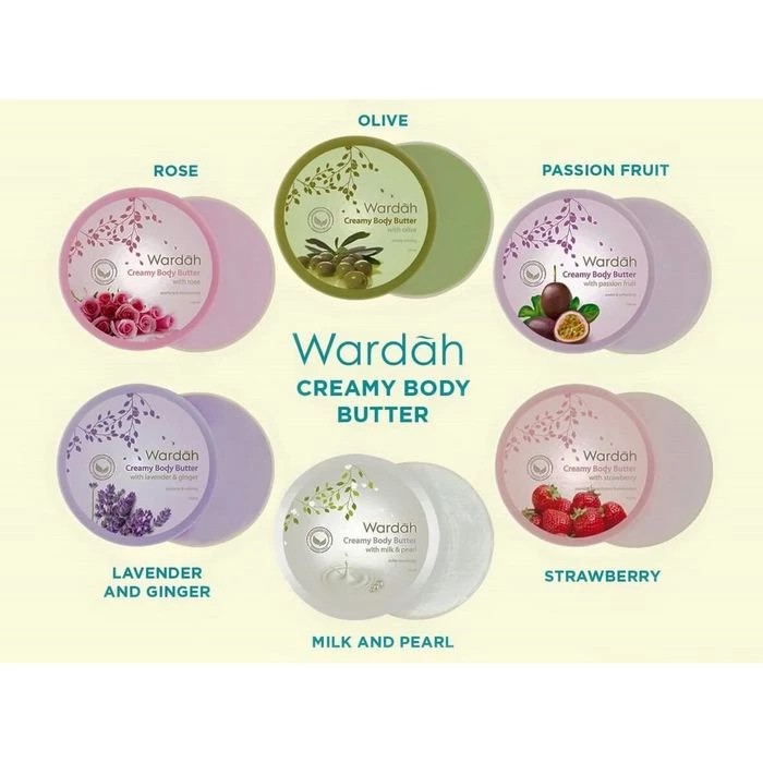 ❤ jselectiv ❤ WARDAH Creamy Body Butter - 150ml | Melembabkan dan Melembutkan Kulit Tangan &amp; Badan