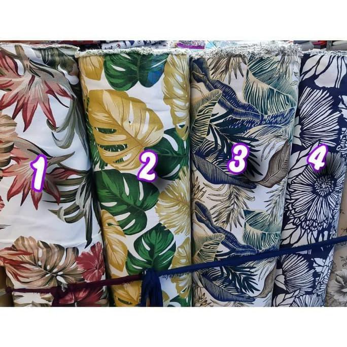 Kain kanvas motif meteran. canvas meteran. bahan tas, sepatu FREE ONGKIR