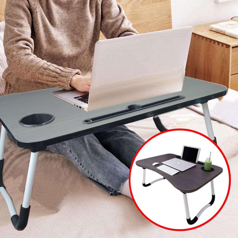 Meja Lipat Laptop Portable Belajar Makan Kerja Warna