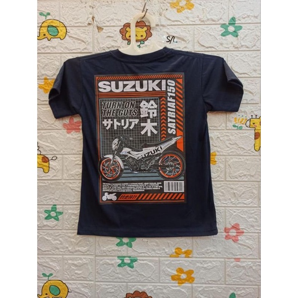 KAOS ANAK SUZUKI SATRIA F150 HITAM