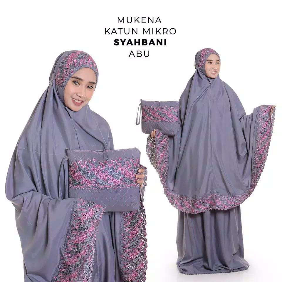 TERBARU FREE TAS MUKENAH SYABANI ALENA DEWASA PLUS KHADIJAH REALP PICT MIX BORDIR TAS MUKENA INDIA P