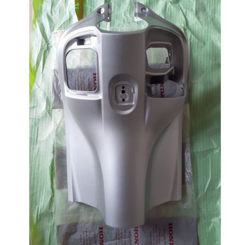 Cover inner lower dashboard dek kunci kontak scoopy fi esp 2021 K2F silver doff dof dop original