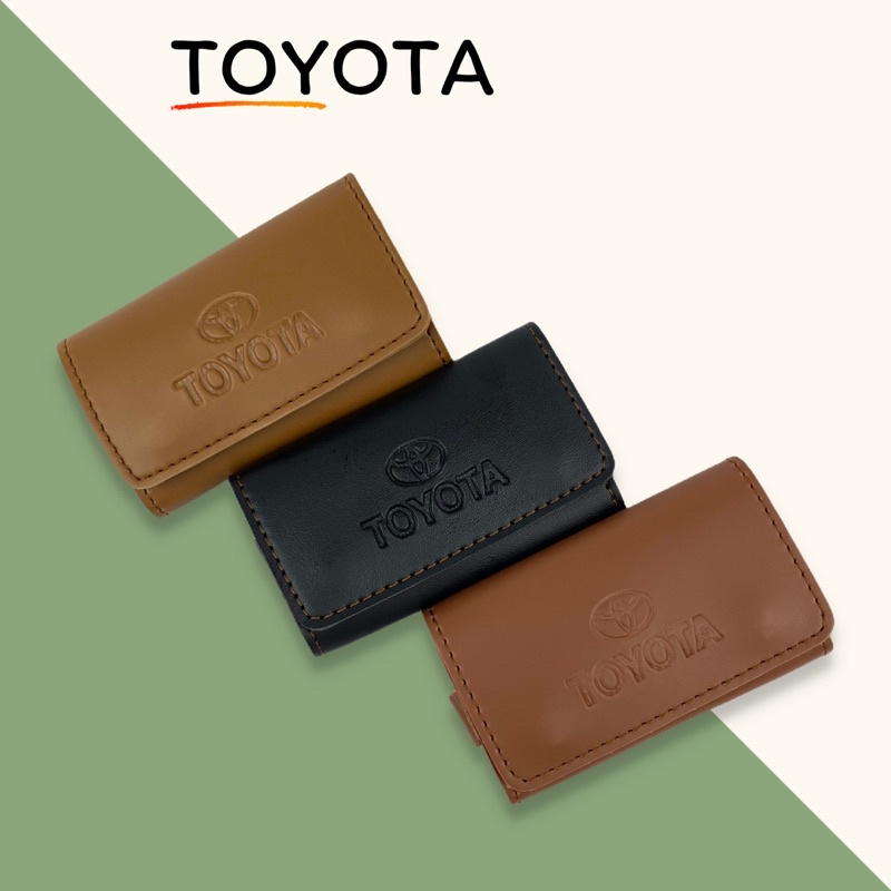 DOMPET KUNCI MOBIL TOYOTA DOMPET STNK MOBIL LIPAT 3 DOMPET STNK KULIT SINTETIS GANTUNGAN KUNCI MOBIL TOYOTA DOMPET KUNCI TOYOTA