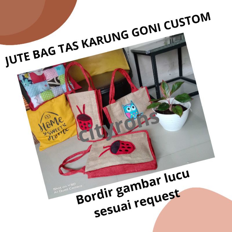 Tas karung goni custom by request