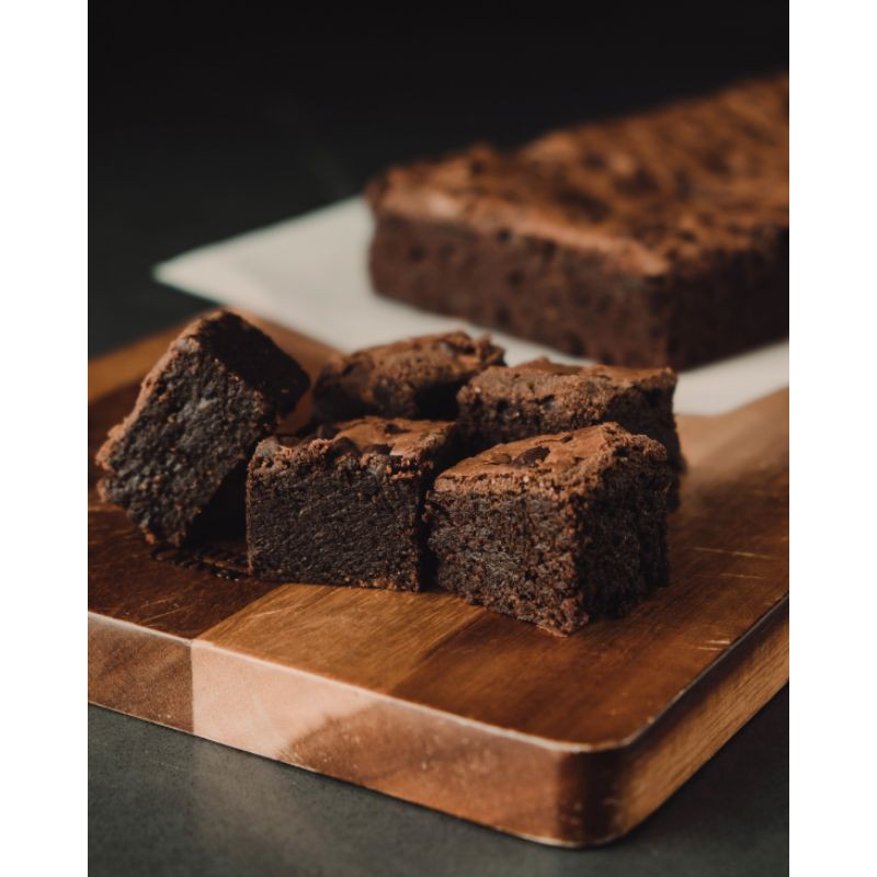 

Dark Chocolate Fudge Brownies.