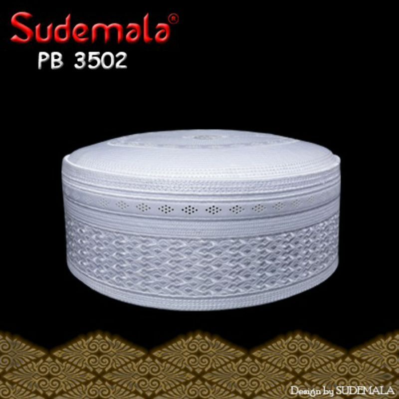 Songkok Sudemala/Songkok Haji Putih PB 3502/ Kopyah Peci