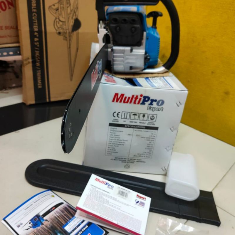 Mesin Gergaji Kayu Chainsaw Multipro 22 inci