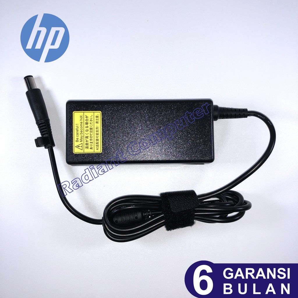 Adaptor Charger Original HP 18.5V 3.5A, 7.4*5.0mm PIN