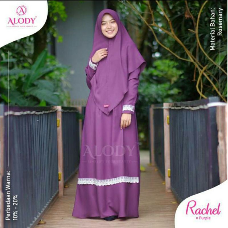 GAMIS DEWASA (READY) RACHEL SET HIJAB BY ALODY