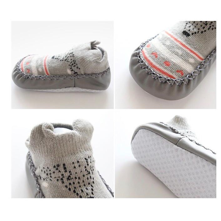 BRGUNIK Sepatu Anak Bayi Anti Slip / Baby Socks Shoes / Sepatu Baby / Kaos Kaki Bayi R130