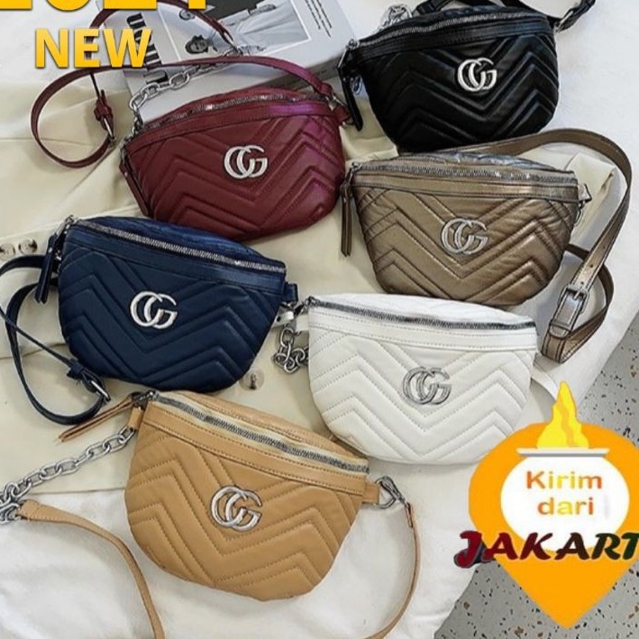 (2PC BISA IKG)GTBI99885692  NEW ARRIVAL  !!! TAS PINGGANG  IMPORT PREMIUM TERBARU