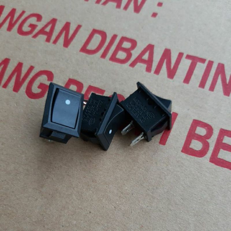 POWER SWITCH SAKLAR ON OF KCD1-101 BAGUS