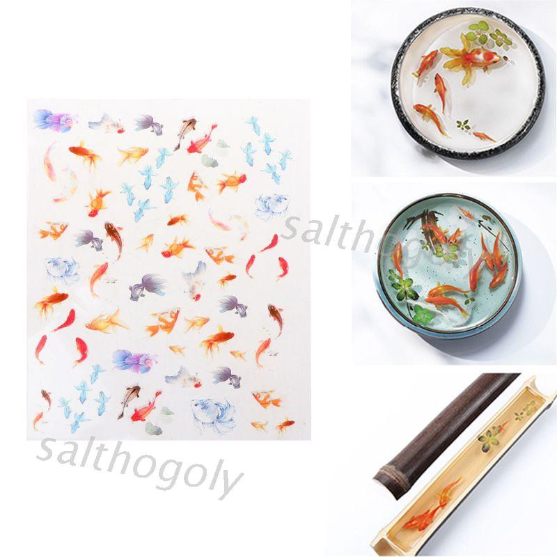 Moonlight&quot; 3D Goldfish Clear Film Resin DIY Fillers Water-Like Painting Jewelry Making Tool