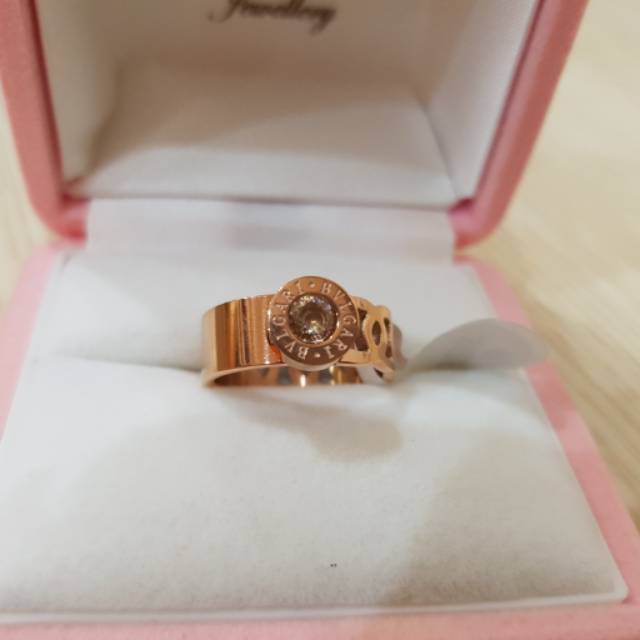 Cincin bvlgari/Cincin titanium/Cincin swarovski