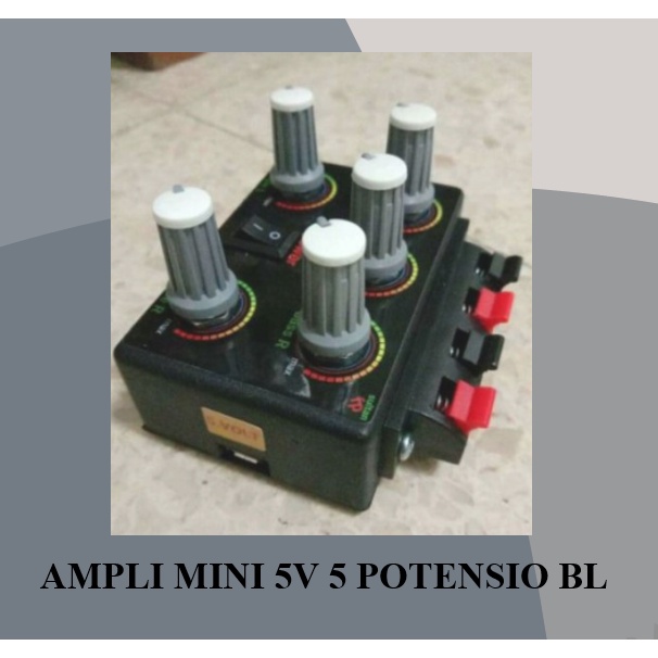 Amplifier super mini 5 volt bluetooth super bass &amp; trebel terlaris ampli BL 5 Volt 5 potensio