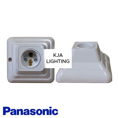 PANASONIC FITTING LAMPU PLAFON PUTIH
