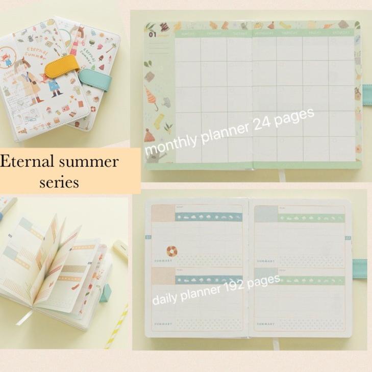 

[KODE PRODUK K6YG04465] [little_o.id] Eternal Summer Journal / Agenda impor / Notebook lucu