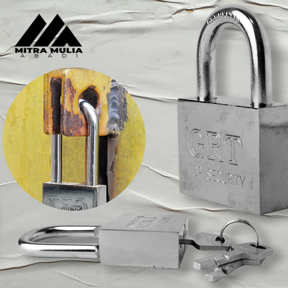 Kunci Gembok Rumah 60 M l Leher Pendek l Iron Pad Lock | gembok rumah | gembok pagar | kunci gembok multifungsi