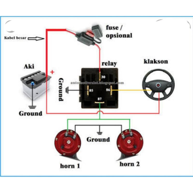 CEV - KLAKSON KEONG MOBIL DAN MOTOR HARGA MURAH 12 V