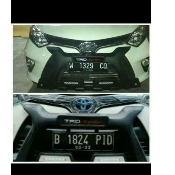 Tanduk depan bumper depan model luxury led mobil calya sigra