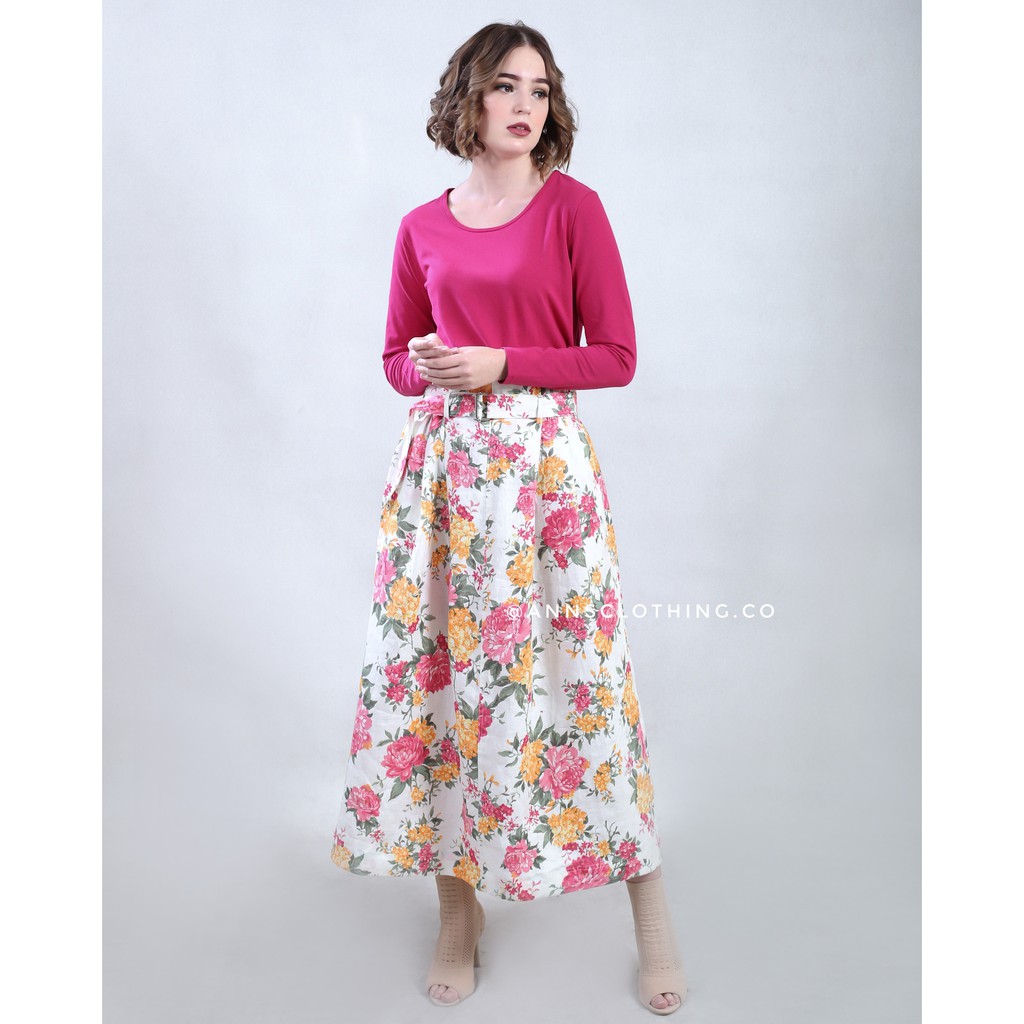 Fiore Rok Panjang | Rok Panjang Tier | Rok Panjang Korea | Maxi Skirt